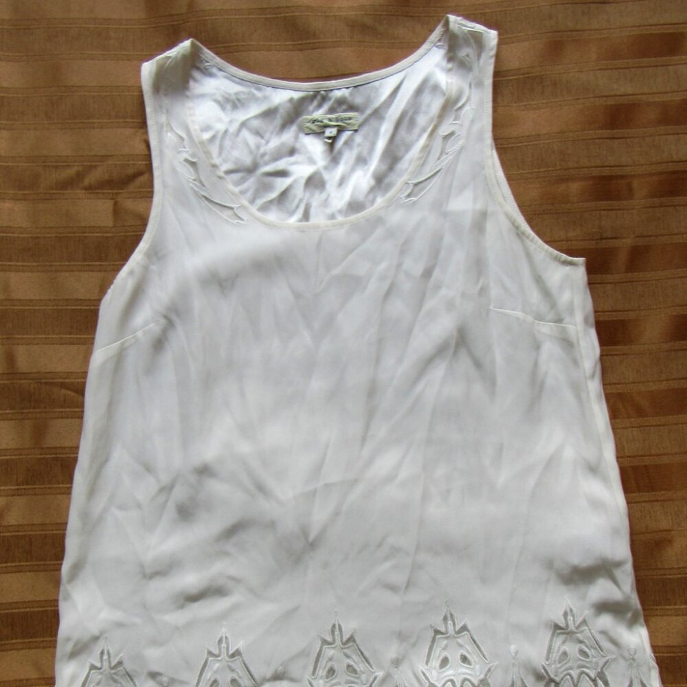 Rag & Bone Sleeveless Top 100% Silk , Beige